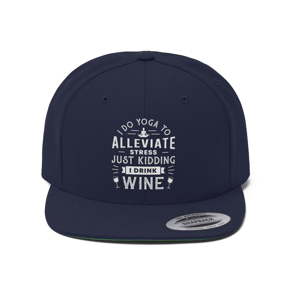 Unisex Flat Bill Hat
