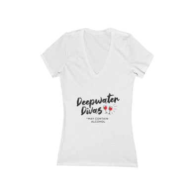 Women's Jersey Short Sleeve Deep V-Neck Tee