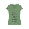 Women's Jersey Short Sleeve V-Neck Tee