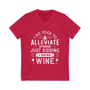 Jersey Short Sleeve V-Neck Tee
