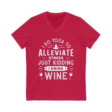 Jersey Short Sleeve V-Neck Tee