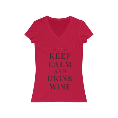 Women's Jersey Short Sleeve V-Neck Tee