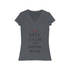 Women's Jersey Short Sleeve V-Neck Tee