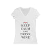 Women's Jersey Short Sleeve V-Neck Tee