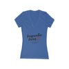 Women's Jersey Short Sleeve Deep V-Neck Tee