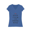 Women's Jersey Short Sleeve V-Neck Tee