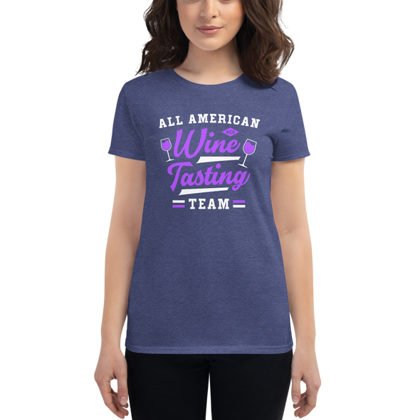 All American Wine Tasting Team Women's short sleeve t-shirt