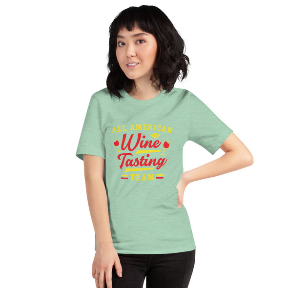 All American Wine Tasting Team Short-Sleeve Unisex T-Shirt