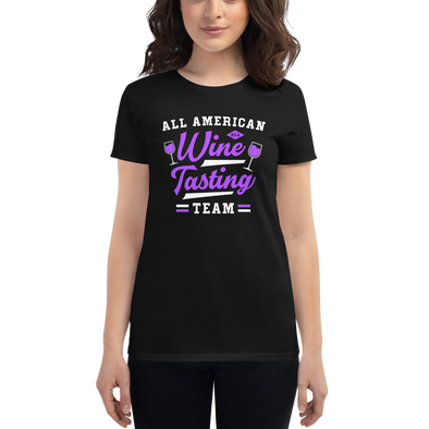 All American Wine Tasting Team Women's short sleeve t-shirt