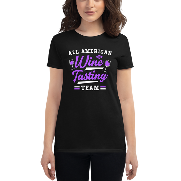 All American Wine Tasting Team Women's short sleeve t-shirt