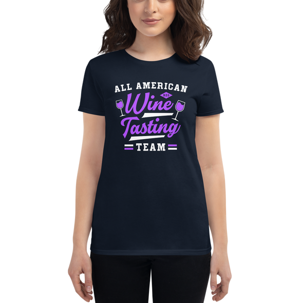 All American Wine Tasting Team Women's short sleeve t-shirt