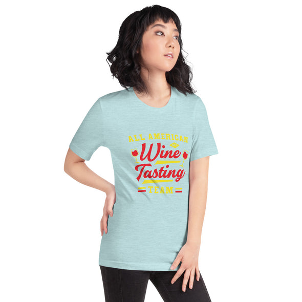 All American Wine Tasting Team Short-Sleeve Unisex T-Shirt