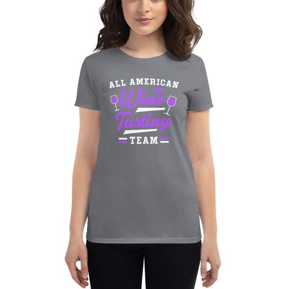 All American Wine Tasting Team Women's short sleeve t-shirt