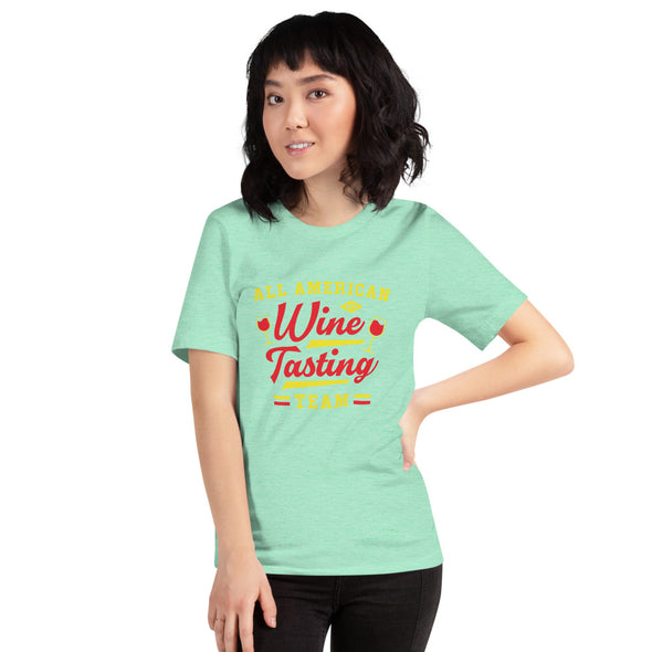 All American Wine Tasting Team Short-Sleeve Unisex T-Shirt