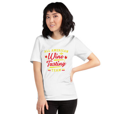 All American Wine Tasting Team Short-Sleeve Unisex T-Shirt