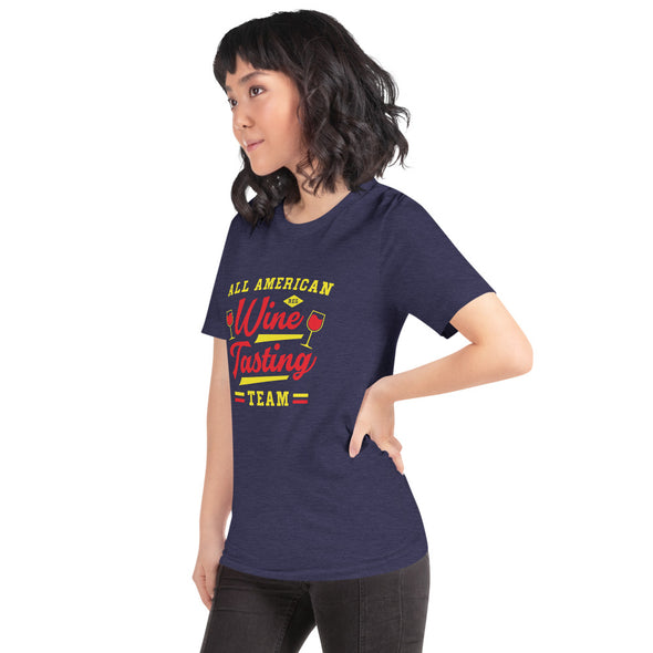 All American Wine Tasting Team Short-Sleeve Unisex T-Shirt