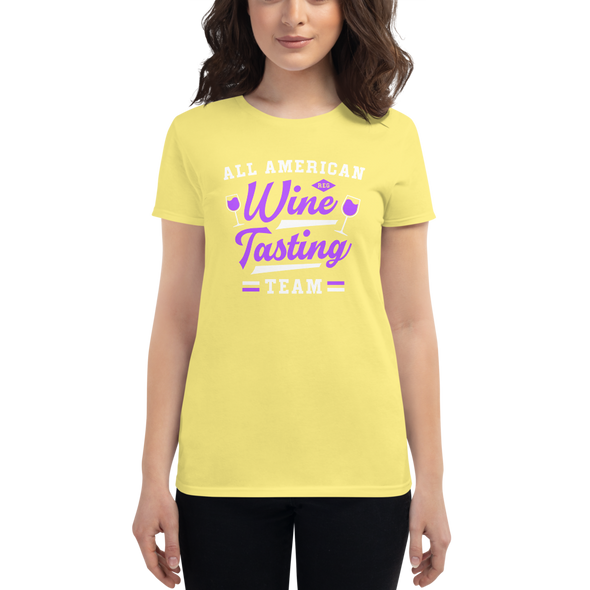 All American Wine Tasting Team Women's short sleeve t-shirt