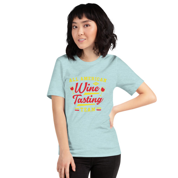 All American Wine Tasting Team Short-Sleeve Unisex T-Shirt