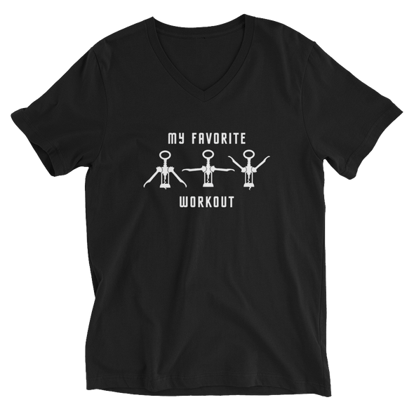 Unisex Short Sleeve V-Neck T-Shirt