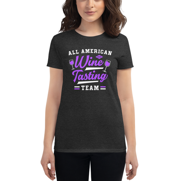 All American Wine Tasting Team Women's short sleeve t-shirt