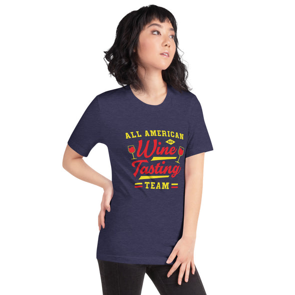 All American Wine Tasting Team Short-Sleeve Unisex T-Shirt