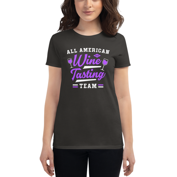 All American Wine Tasting Team Women's short sleeve t-shirt