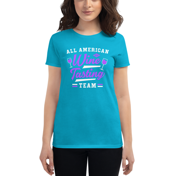 All American Wine Tasting Team Women's short sleeve t-shirt