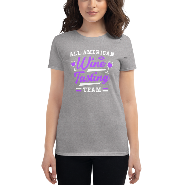 All American Wine Tasting Team Women's short sleeve t-shirt