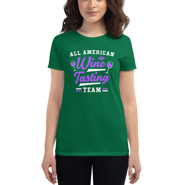 All American Wine Tasting Team Women's short sleeve t-shirt